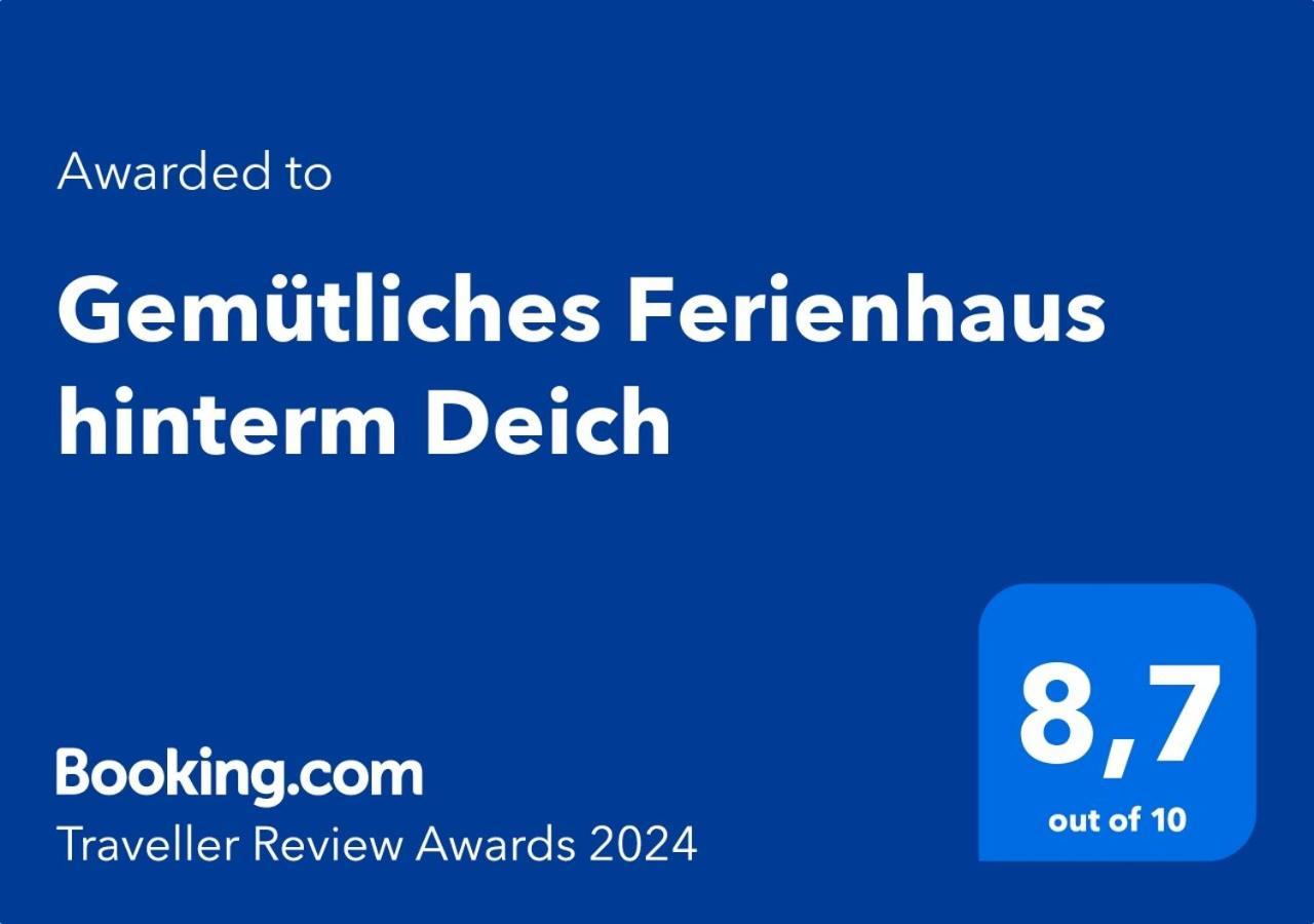 Gemuetliches Ferienhaus Hinterm Deich نوردستراند المظهر الخارجي الصورة